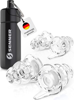Senner MusicPro Gehörschutz Ohrstöpsel Konzert Festival Party 20dB +Case
