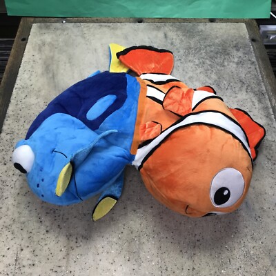 Nemo & Dory Plush Stuffed Animal Finding Nemo 22  Genuine Authentic Disney Parks