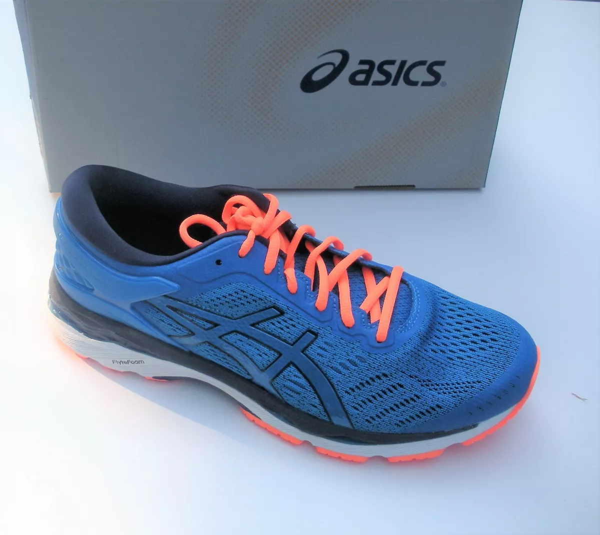 Asics gel-kayano 24 directoire blue/peacoat/hot clearance orange