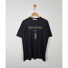 Yves saint Laurent YSL Pour Homme Embroidery Colorblock Shirt