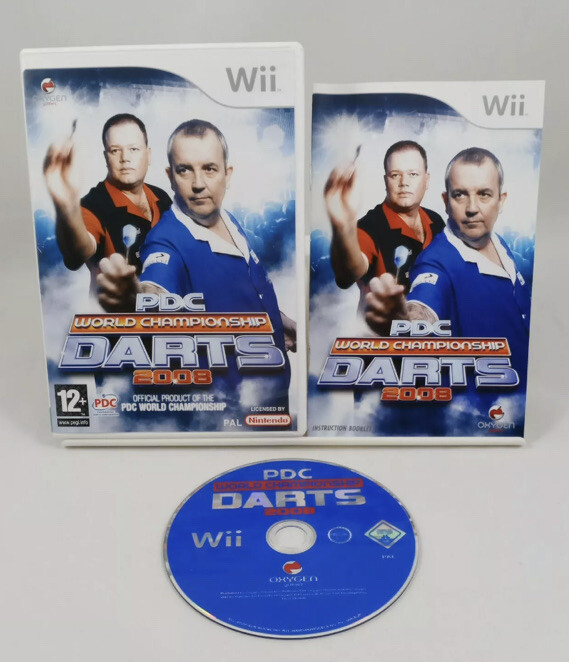 PDC WORLD CHAMPIONSHIP DARTS 2008 NINTENDO Wii GAME - Free Post