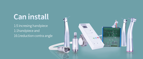 Dental LED Electric Motor Brushless Built in/1:1 1:5 LED Optic Handpiece - Picture 4 of 36