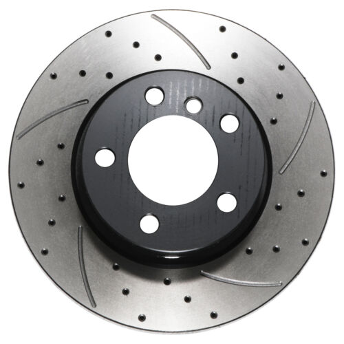 DISCOS DE FRENO DELANTEROS PERFORADOS RANURADOS 300mm para BMW SERIE 1 F20 F21 116 118 120 11+ - Imagen 4 de 9