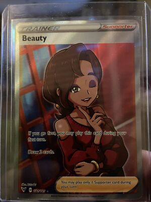 Pokemon Vivid Voltage Beauty 181/185 Full Art Trainer Rare Card NM | eBay