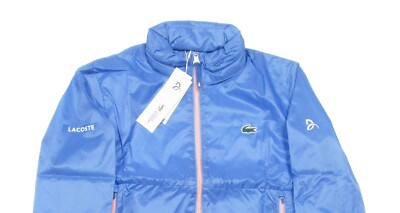 LACOSTE NOVAK DJOKOVIC フード付きジャケット US L Lacoste Sport Men's Blue Tennis x Novak Djokovic Lightweight
