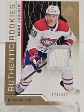 2018-19 SP Game Used Authentic Rookies Noah Juulsen RC 🏒 NUMBERED 329/499 🔥🔥
