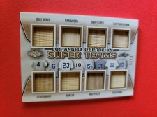 MIKE PIAZZA Snider CLAYTON KERSHAW KIRK GIBSON GARVEY RON CEY 8 BAT CARD #d8/25