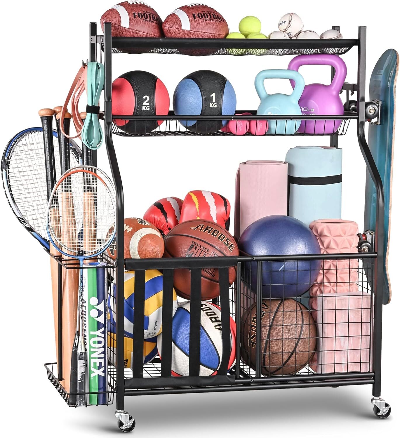 Sports Equipment Storage for Garage Garage Sports Equipment Organizer Ball