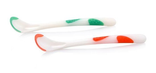 LuvN'Care Hot Safe Spoons - 2 Pack - Soft Tip - Dishwasher Safe - Changes Color - 第 9/13 張圖片