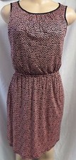 LOFT PINK/BLACK FLORAL CASUAL CAREER DRESS SIZE: XS NWT $69.50