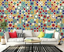 3D Graphic Pattern G6230 Wallpaper Wall Murals Removable Self-adhesive Honey