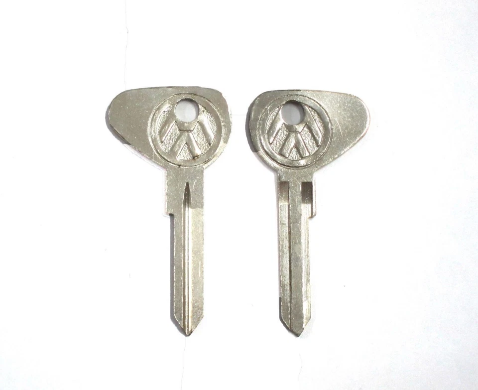 2 VW KEY BLANK FOR VOLKSWAGEN BEETLE BUG 1967 1968 1969 1970 67-70 US WAREHOUSE - Image 2 of 4