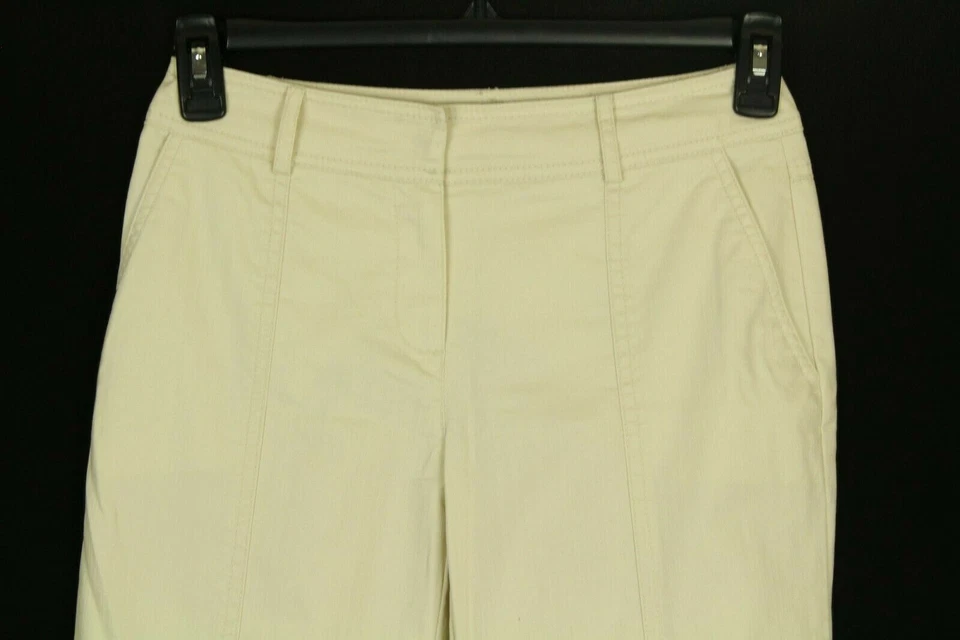 Pantalones elásticos Focus 2000 marfil para mujer talla 4P Foto 2 de 4