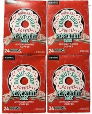 The Original Donut Shop Peppermint Bark Light Roast Keurig Coffee 96 K-Cup Pods