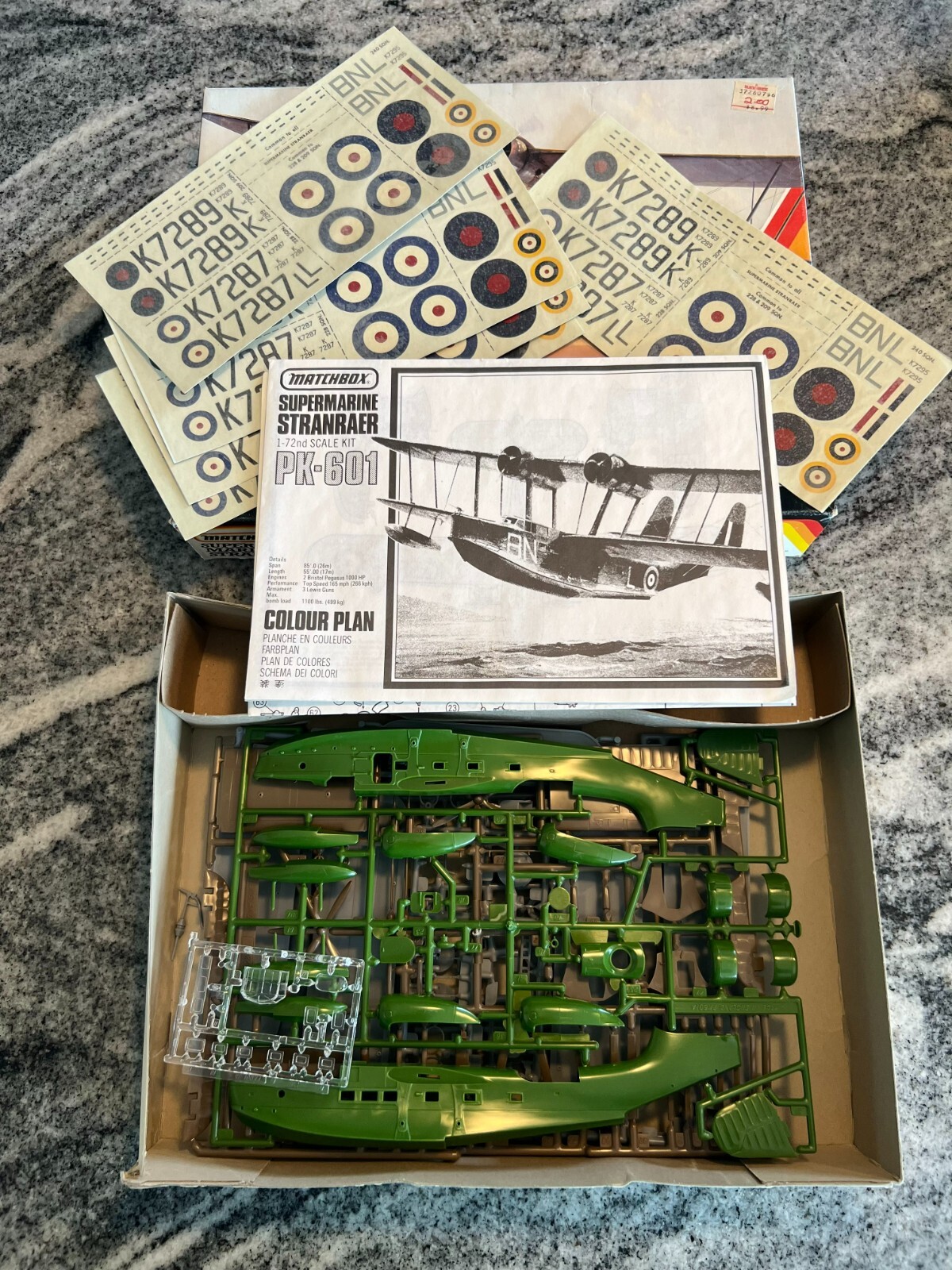 Vintage Model Airplane Construction Kits Lot of