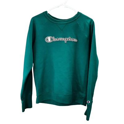 Teal Champion Crewneck Vintage USA Made Champion Fleece Crewneck