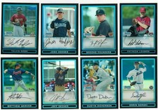 2009 Bowman Chrome Draft Prospects REFRACTOR Parallel Single Cards First/1st Ref