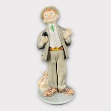 Estatuilla de porcelana vintage William Harper el emigrante irlandés Irlanda