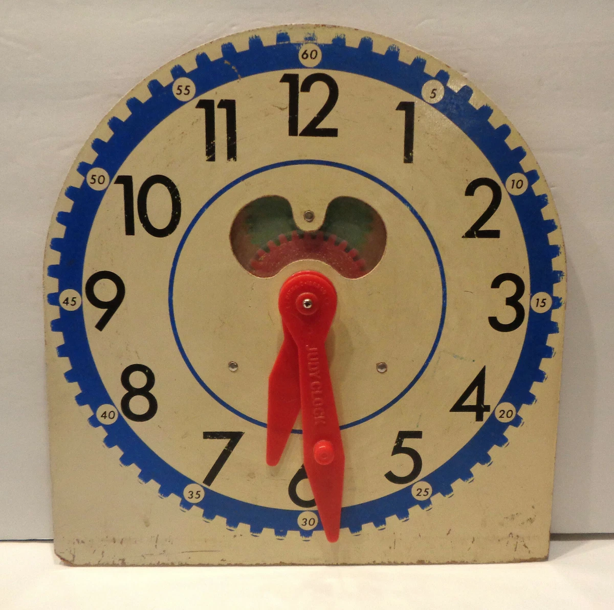 Vintage 1950s by Judy Geared Classroom Clock! | eBay