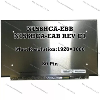 Schermo Laptop 15.6 Sostituzione Display Sostituzione 15.6" FHD IPS Per Laptop - Schermo Opaco INNOLUX N156HCA-EAB Sostituzione Schermo FHD - Foto 12