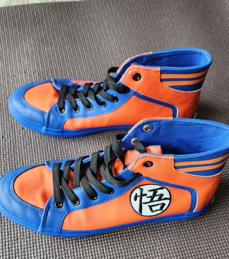 Dragon Ball Z Shoes Goku Fan Shoes Anime HiTop Embro… Gem