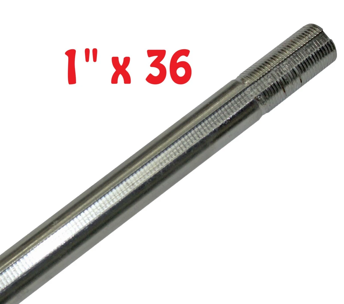 Go Kart Live Rear Axle 1" X 40" Solid Steel With 3/4" Step Down - Drift Trike Kart Replacement Axle