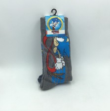 Sega Classic Sonic The Hedgehog Crew Socks Size 10-13 Shoe Size 6.5-12 New NWT