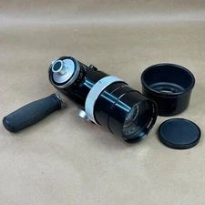 Carl Zeiss 250mm f/4 Sonnar Lens w/ Shade & Hand Grip for Contarex Camera-Read!
