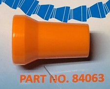 1/2" Round Coolant Nozzle. For JETON 1/2"  Segmented Modular Hose Loc-Line style