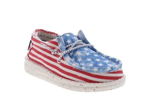 Toddlers Hey Dude Shoes Wally Stars N 