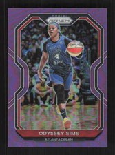 Odyssey Sims SN 2021 Panini Prizm WNBA /99 Prizms Purple Atlanta Dream #80