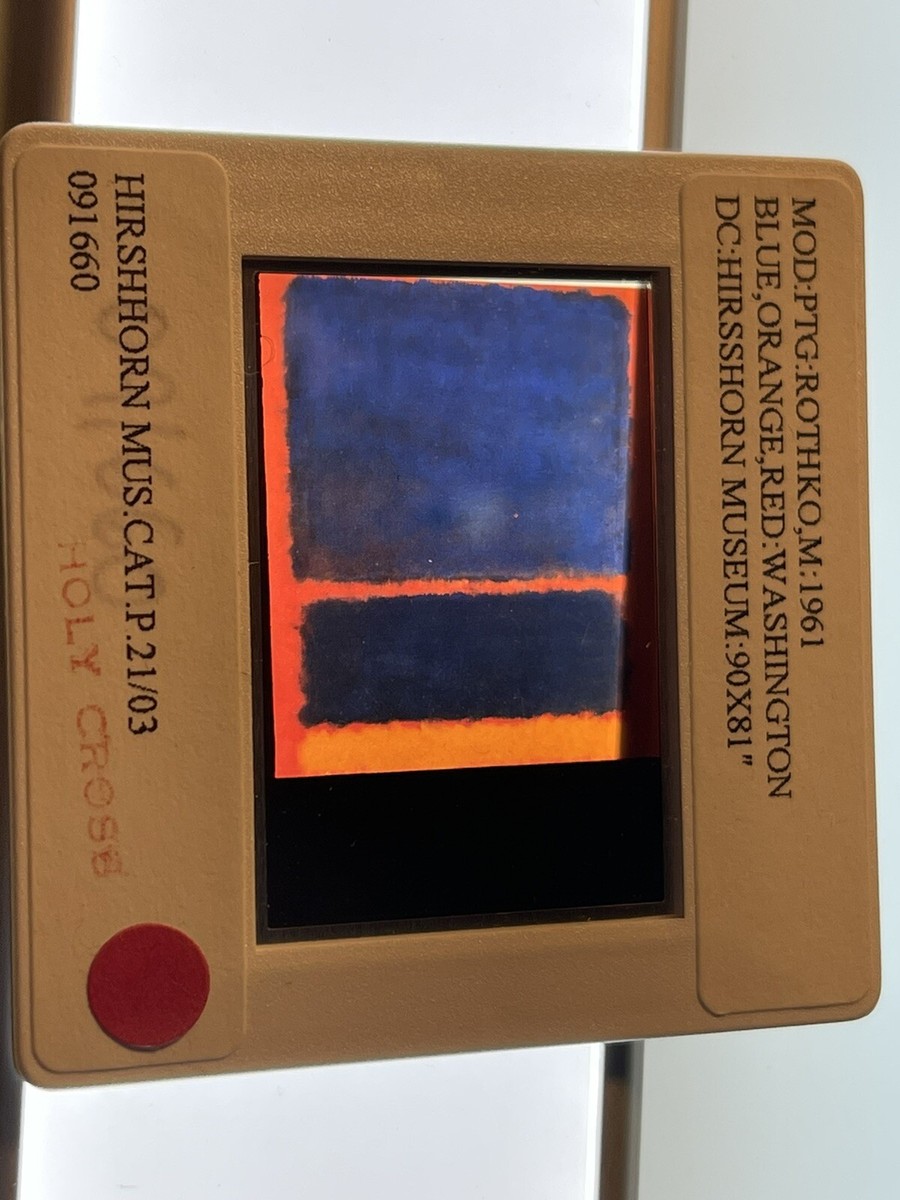 Mark Rothko “Blue Orange Red” Abstract Expressionism Art 35mm