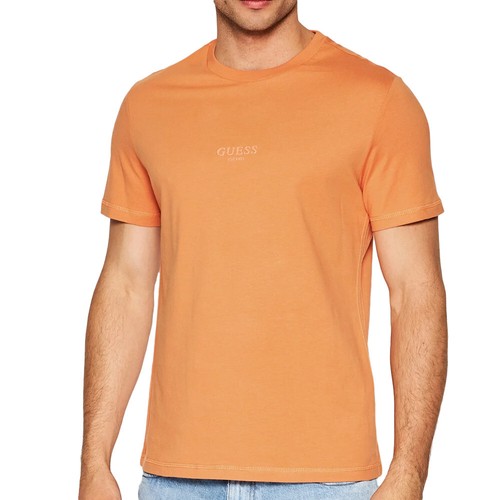 T-shirt éco slim logo aidy noir homme - Guess
