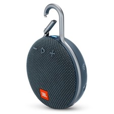 JBL Clip 3 Waterproof Portable Bluetooth Speaker Blue 10H Playtime IPX7