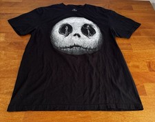 Tim Burton Disney The Nightmare Before Christmas Men's Large Black T-Shirt