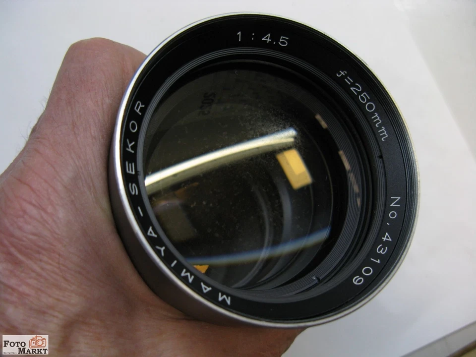 Mamiya RB 67 Tele-Objektiv Sekor C 4,5/180 mm Mittelformat lens 6x7 cm Porträt - Bild 2 von 4