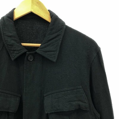 ジャケット・アウター pitohui black cotton silk flannel Name.> FLANNEL PHOTOGRAPHERS FLIGHT JACKET | k