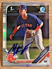 Matthew Lugo Auto IP Signed 2019 Bowman Chrome BDC-139 Refractor