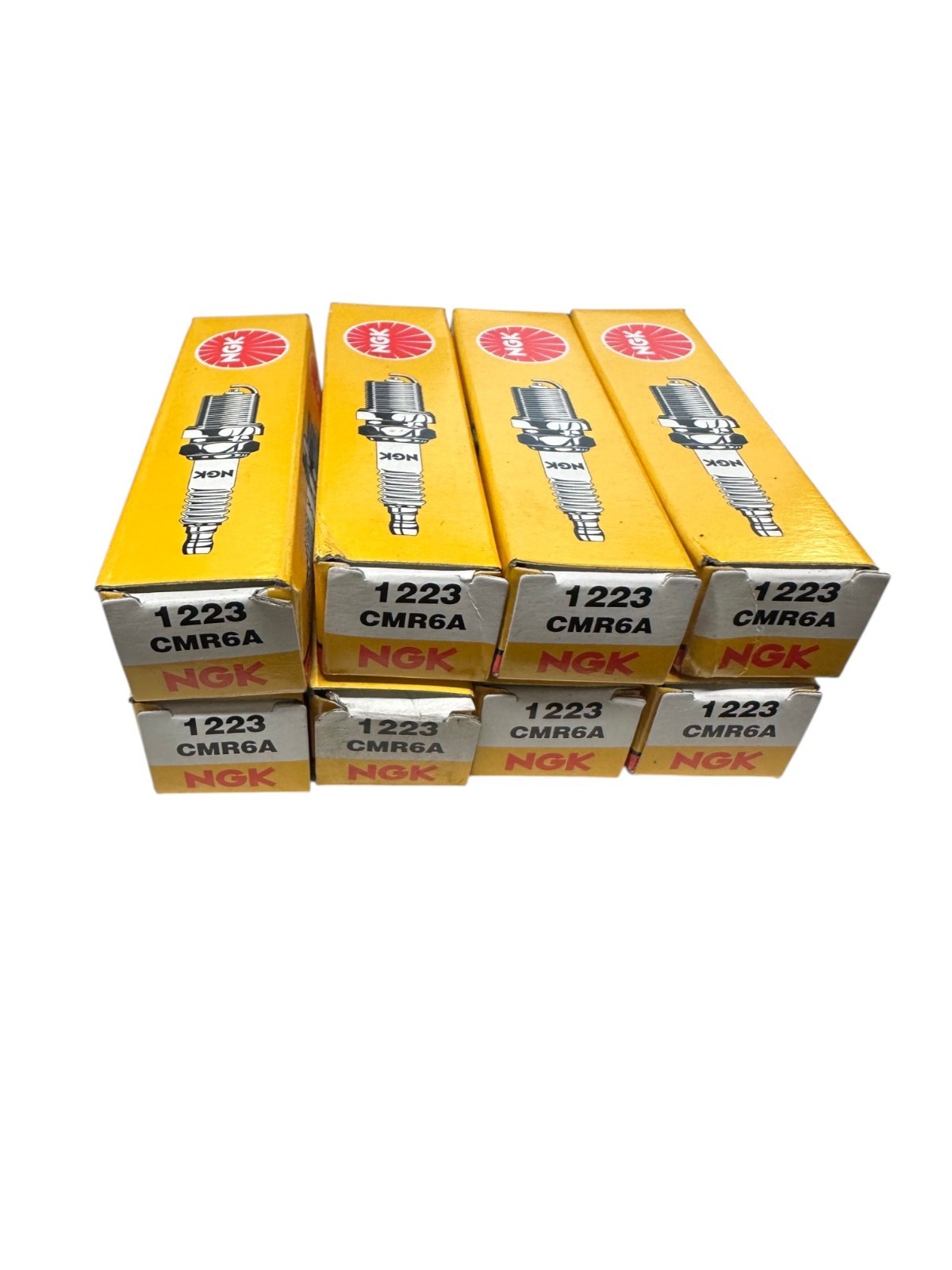 NGK 1223, CMR6A Spark Plug LOT OF 8  Fast Shipping 