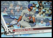 2017 Topps Chrome Refractor Andrew Toles Rookie Dodgers #34