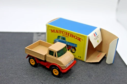 VINTAGE MATCHBOX LESNEY No.49 UNIMOG   ORIGINAL BOX 1960's Mint Grade