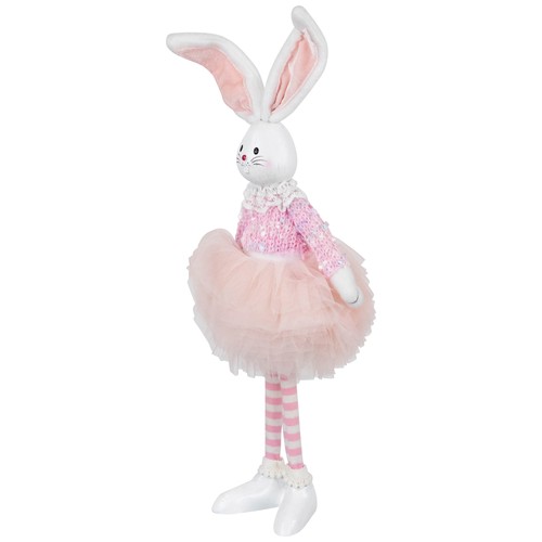 Northlight Ballerina Bunny Figura di Pasqua in piedi - 15" - Rosa e Bianco - Foto 3 di 5