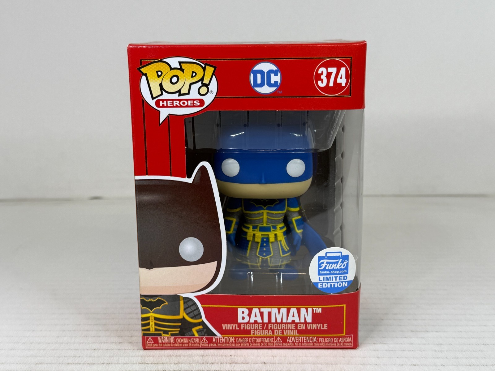 En Oferta Funko Pop Vinilo - Héroes - Dc - Batman - #374 Azul