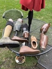 Antique Vintage Prosthetic Lot