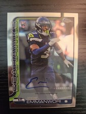 2025 Topps Chrome Nick Emmanwori Auto Seattle Seahawks 