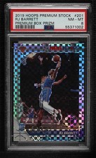 2019 Panini NBA Hoops Premium Stock Box Set Prizm /149 RJ Barrett #201 PSA 8 3g8