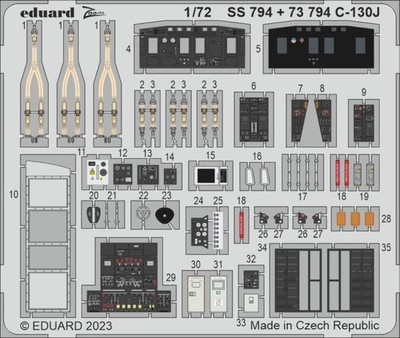 Eduard 73794 1:72 Lockheed C-130J Hercules Interieur