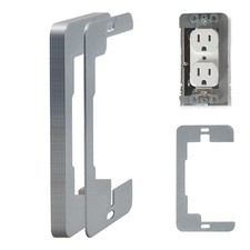 Electrical Outlet Spacer Wall Plate Receptacle Leveling Bracket Metal 9 Pcs