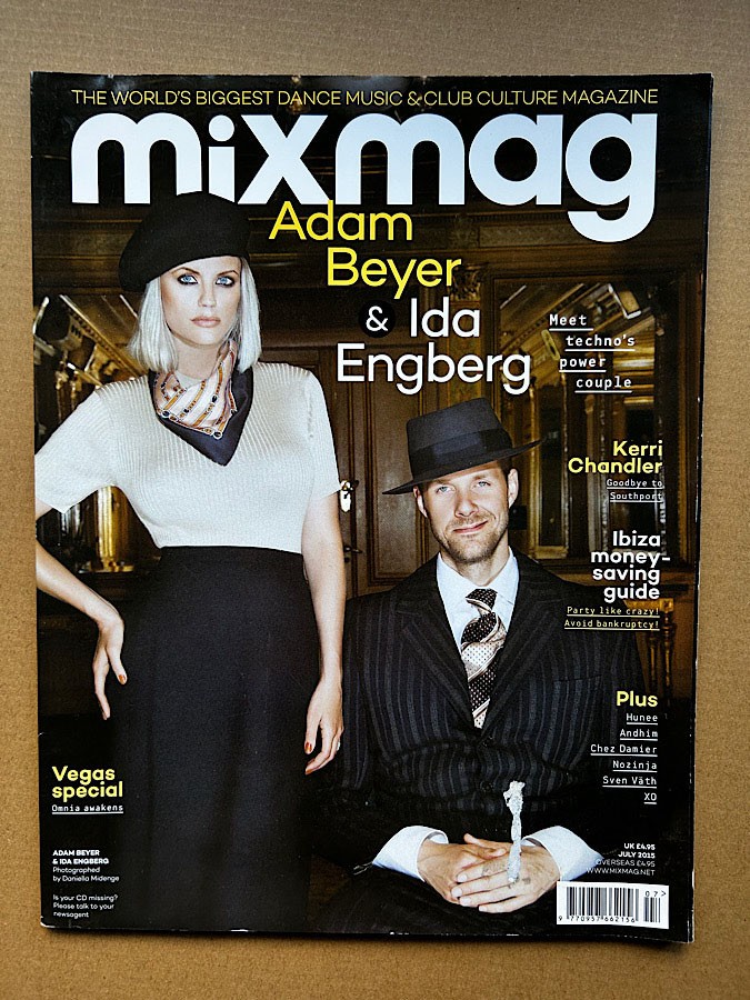 Ida Engberg Mixmag #290 Magazine July 2015 - Adam And Ida Cover With