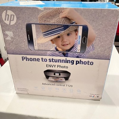 HP ENVY 7120 Wireless All-In-One Bluetooth Photo Printer Scan Copy Mobile Sealed